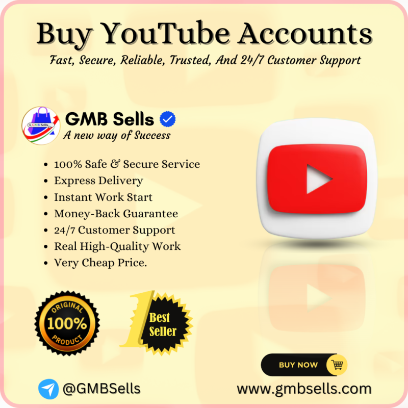 Buy YouTube Accounts